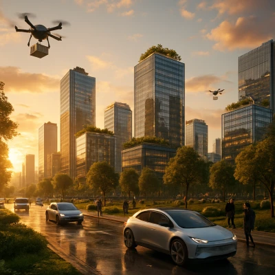 Create a cinematic ultra-realistic image of a futu
